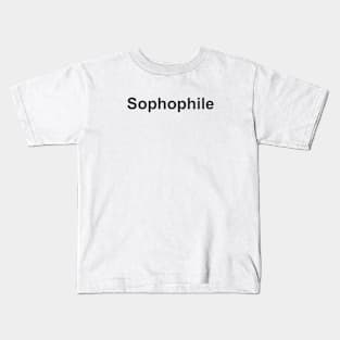 Sophophile 2 - Book Lovers Kids T-Shirt